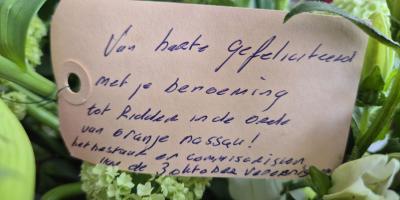 Felicitatie kaartje Jacintha Groen