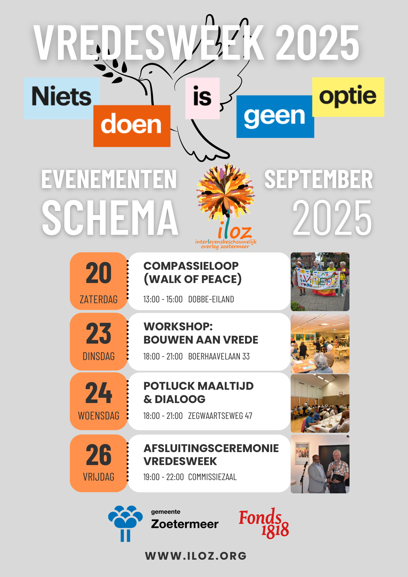 Flyer Vredesweek 2025